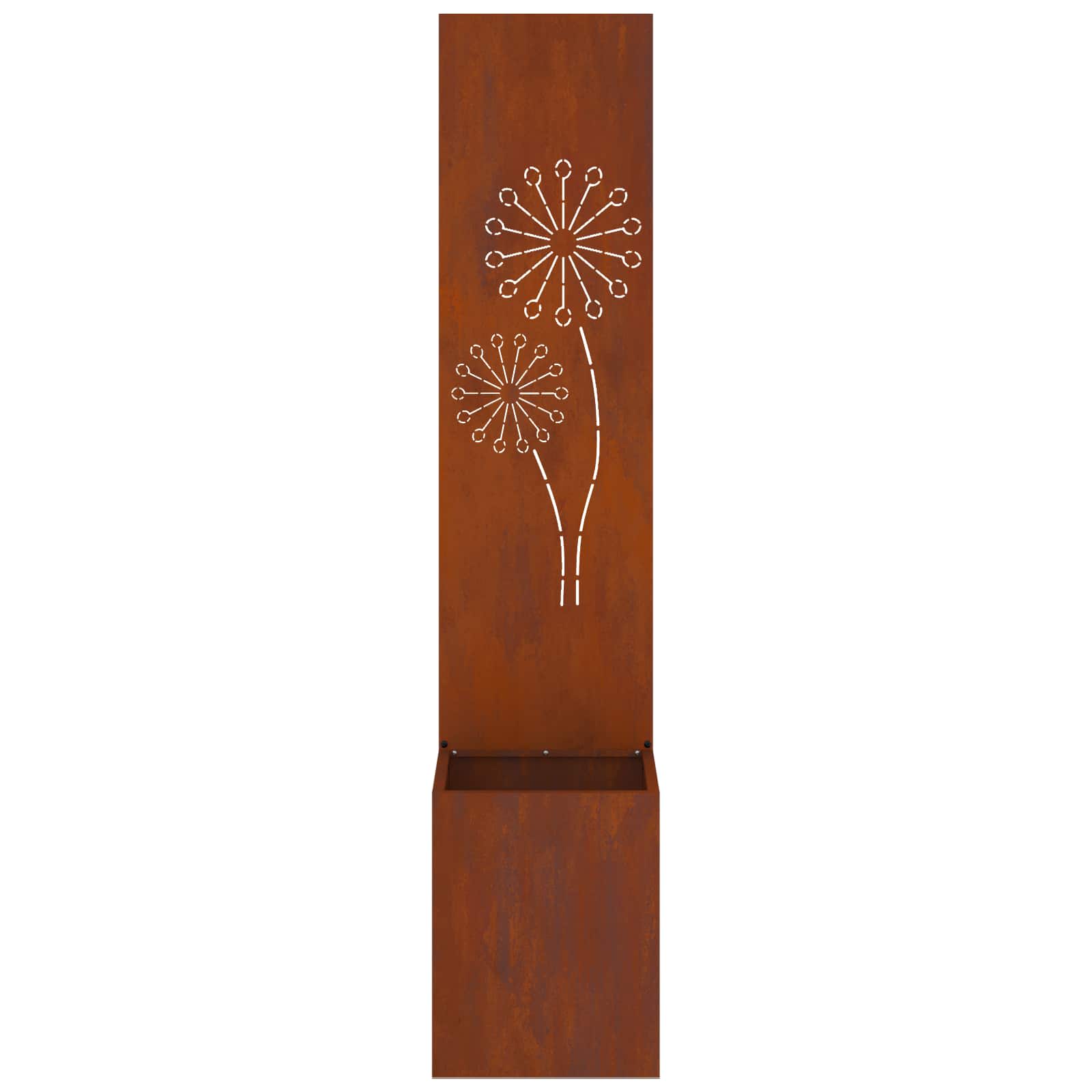 vidaXL Garten Sichtschutz-Leinwand Rostig 32 x 32 x 150 cm