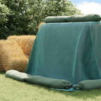 vidaXL Siloabdeckung Grün 6 x 5 m HDPE