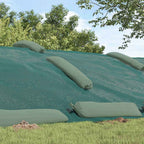 vidaXL Siloabdeckung Grün 6 x 5 m HDPE