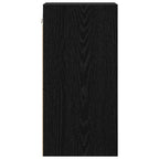 vidaXL Hängeschrank mit Regal Schwarz Eichen-Optik 20 x 29,5 x 60 cm