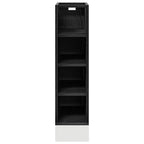 vidaXL Küchenunterschrank Schwarz Eichen-Optik 20 x 44,5 x 81,5 cm