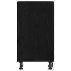 vidaXL Küchenunterschrank Schwarz Eichen-Optik 20 x 44,5 x 81,5 cm