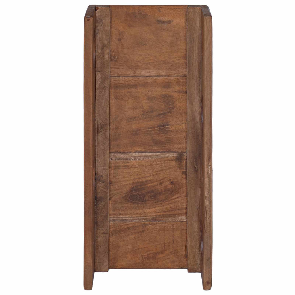 vidaXL Regal Braun 24 x 13 x 54 cm Massives Mahagoni Holz