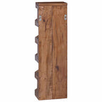 vidaXL Weinregal Natur 24 x 14 x 80 cm Massives Mahagoniholz
