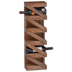 vidaXL Weinregal Natur 24 x 14 x 80 cm Massives Mahagoniholz
