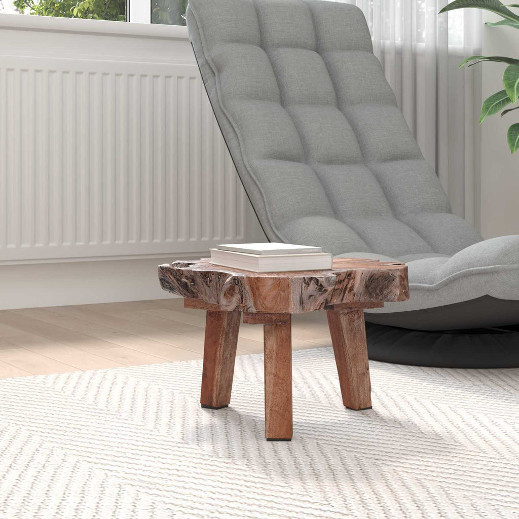 vidaXL Nachttisch Braun 40 x 40 x 25 cm Massives upgecyceltes Holz