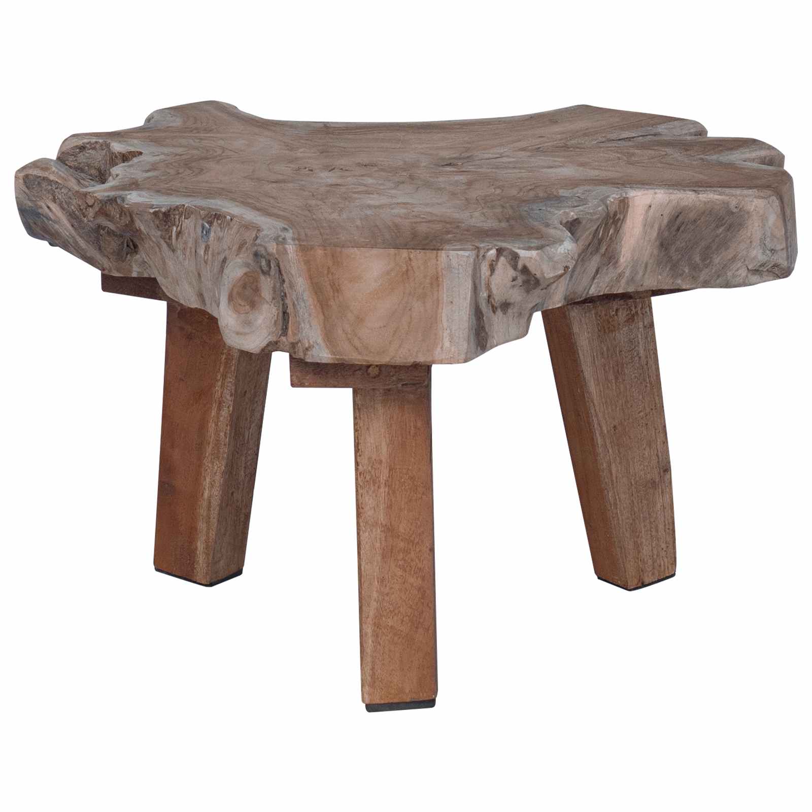 vidaXL Nachttisch Braun 40 x 40 x 25 cm Massives upgecyceltes Holz