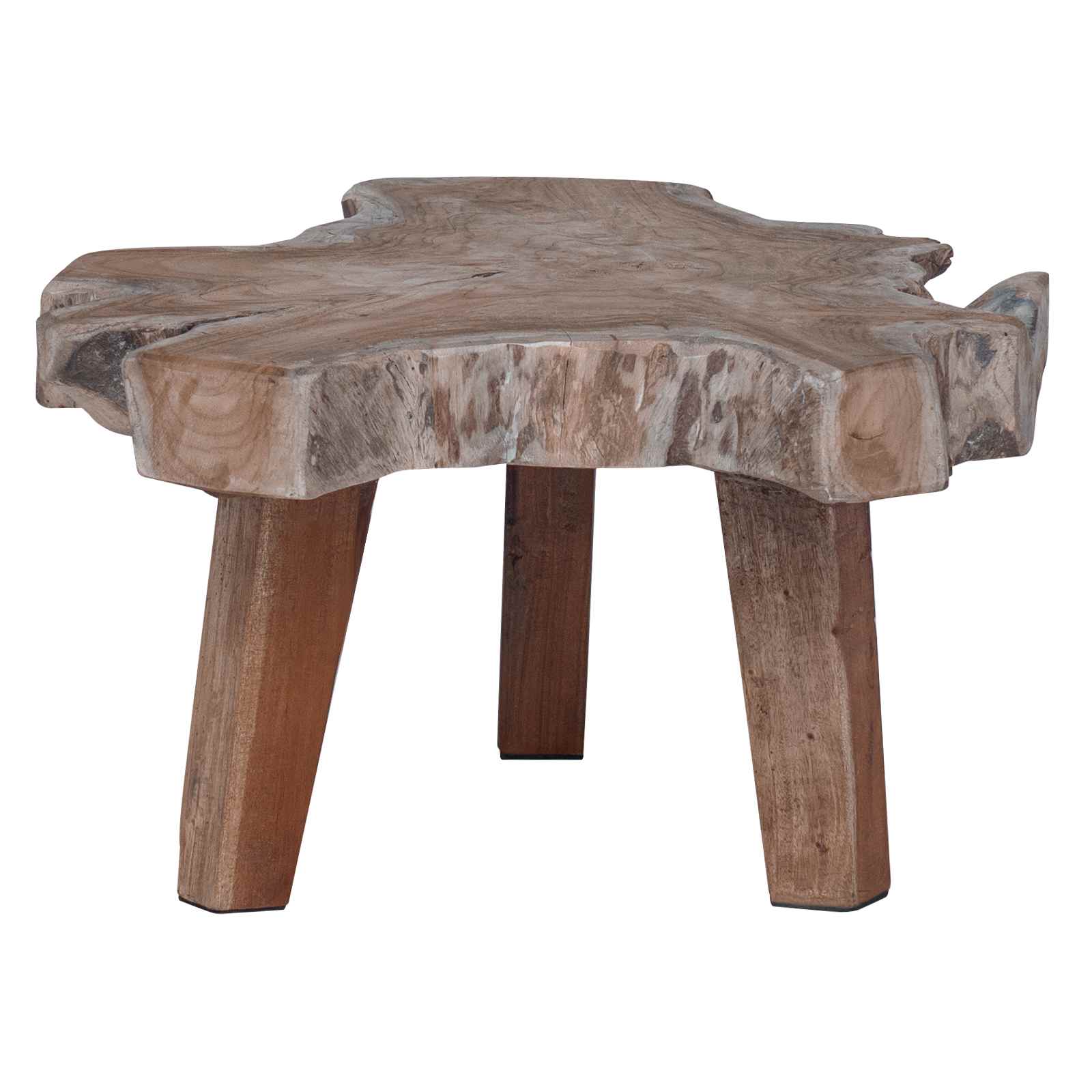 vidaXL Nachttisch Braun 40 x 40 x 25 cm Massives upgecyceltes Holz