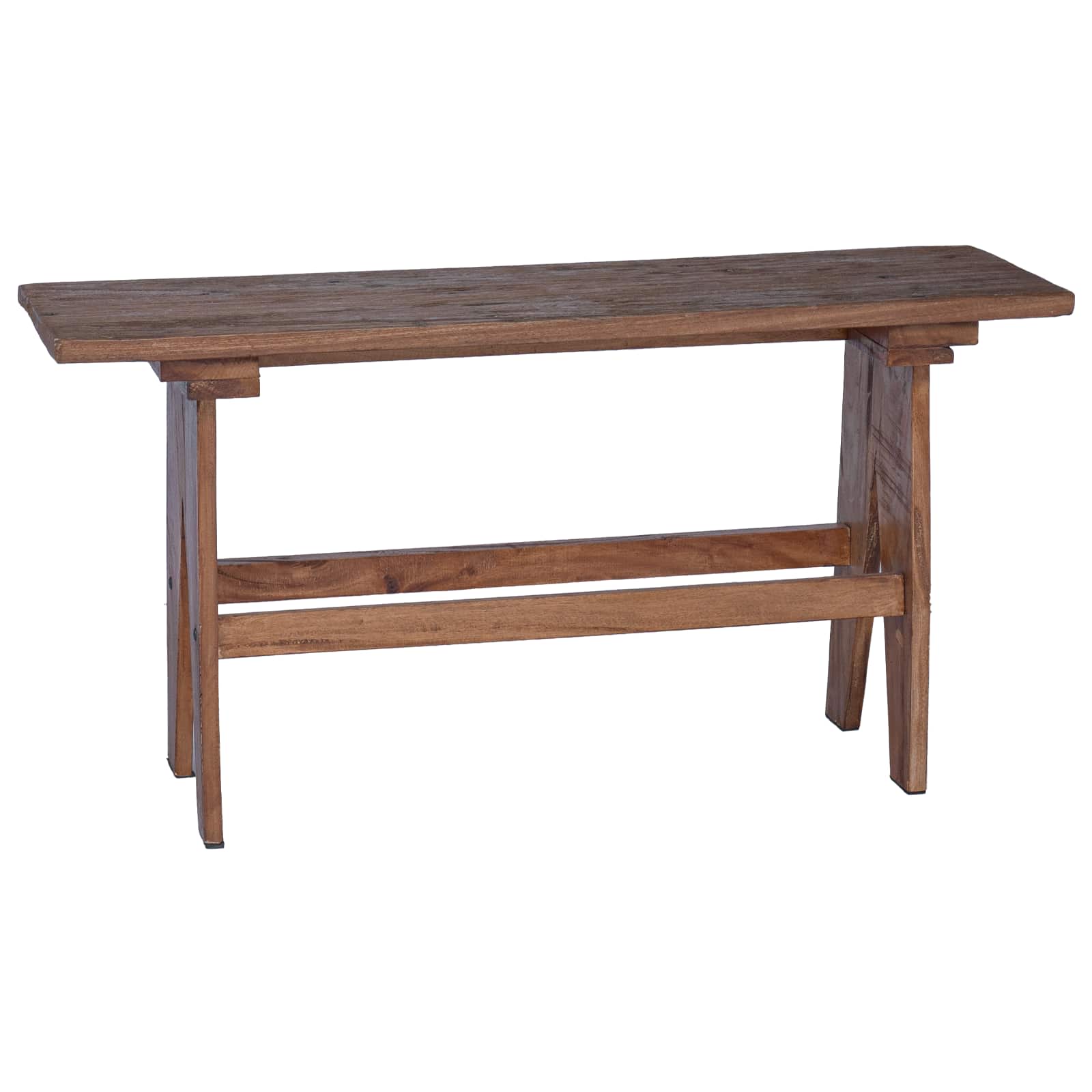 vidaXL Bank Natur 100 x 30 x 51 cm Massivholz Altholz