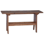 vidaXL Bank Natur 100 x 30 x 51 cm Massivholz Altholz