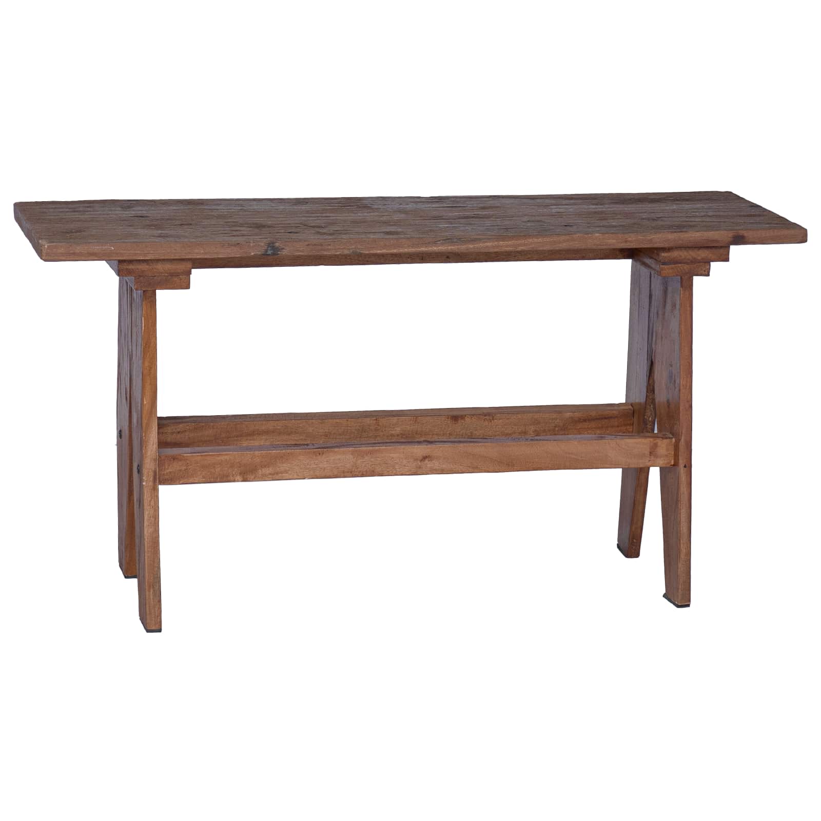 vidaXL Bank Natur 100 x 30 x 51 cm Massivholz Altholz
