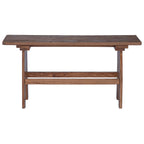 vidaXL Bank Natur 100 x 30 x 51 cm Massivholz Altholz