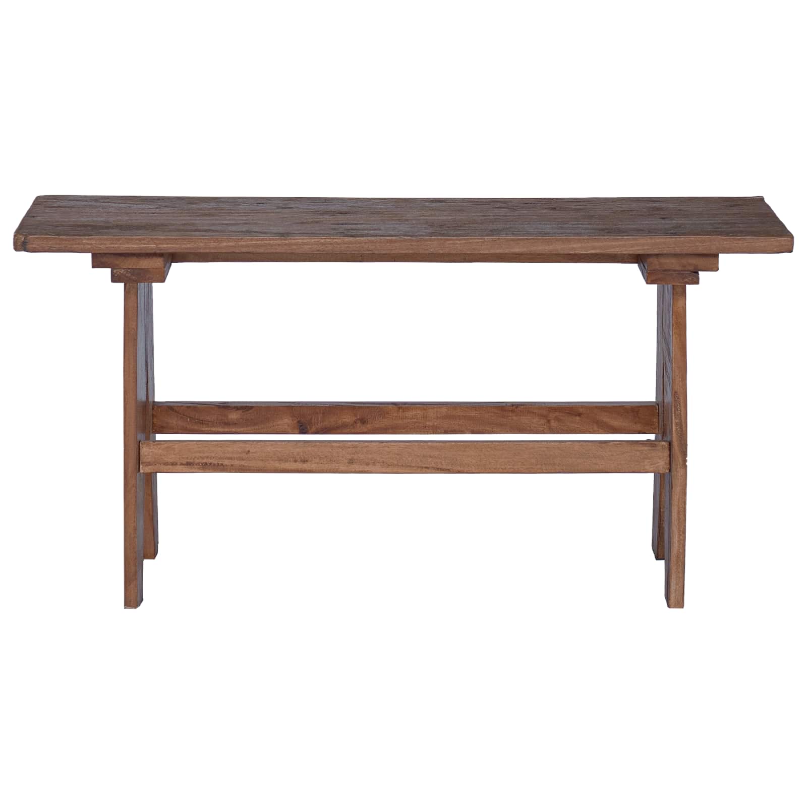 vidaXL Bank Natur 100 x 30 x 51 cm Massivholz Altholz