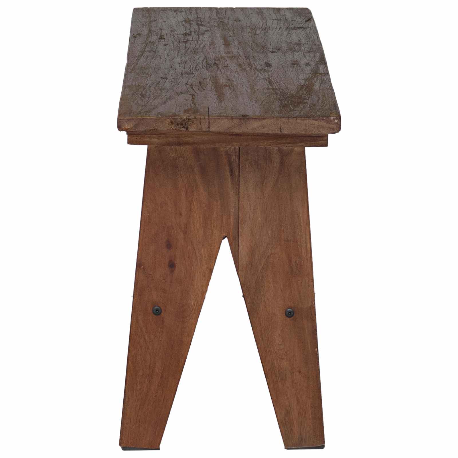 vidaXL Bank Natur 100 x 30 x 51 cm Massivholz Altholz