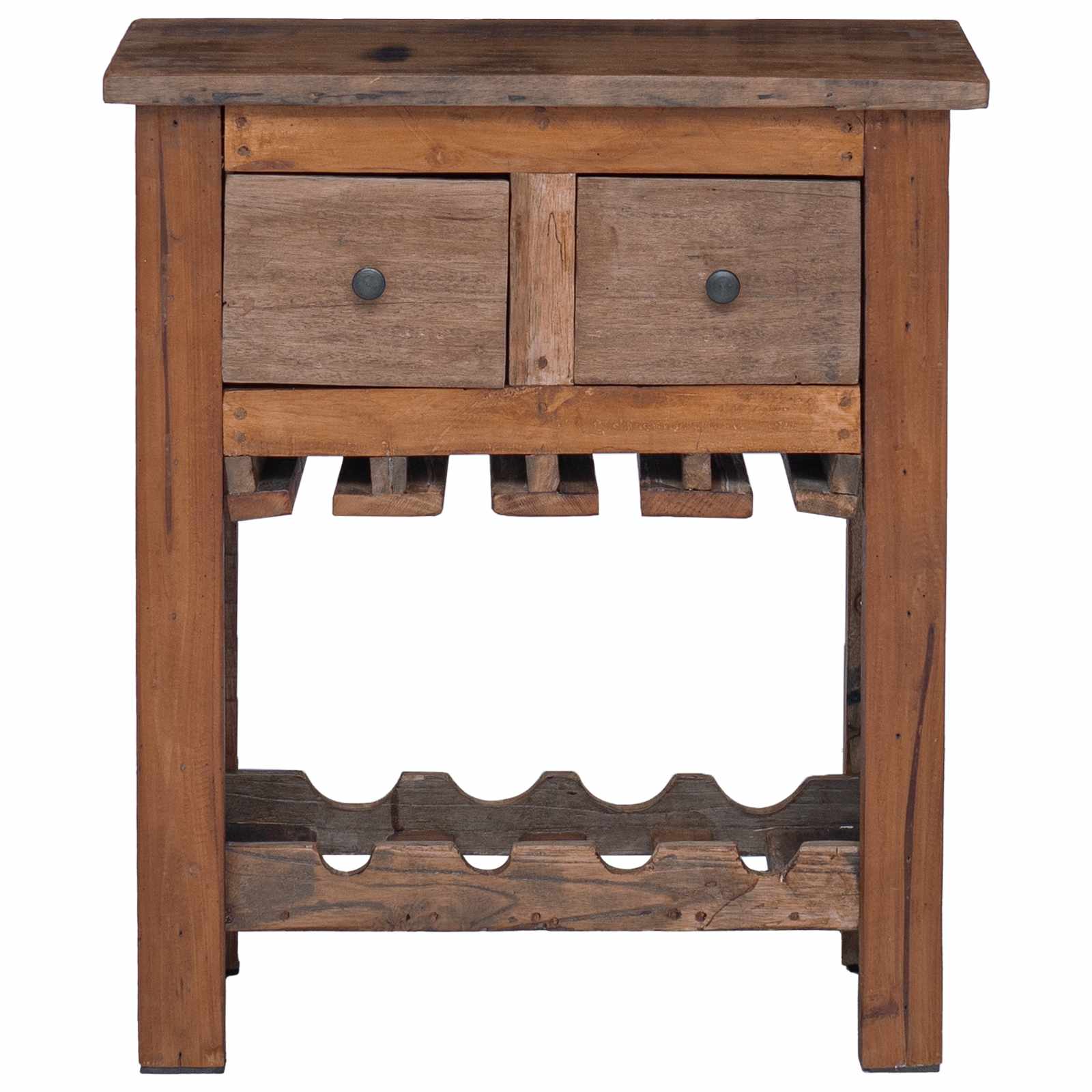 vidaXL Schrank Braun 60 x 30 x 70 cm Massives upgecyceltes Holz
