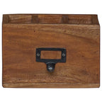 vidaXL Bleistiftetui Mehrfarbig 18 x 10 x 12 cm Massives Mahagoni Holz