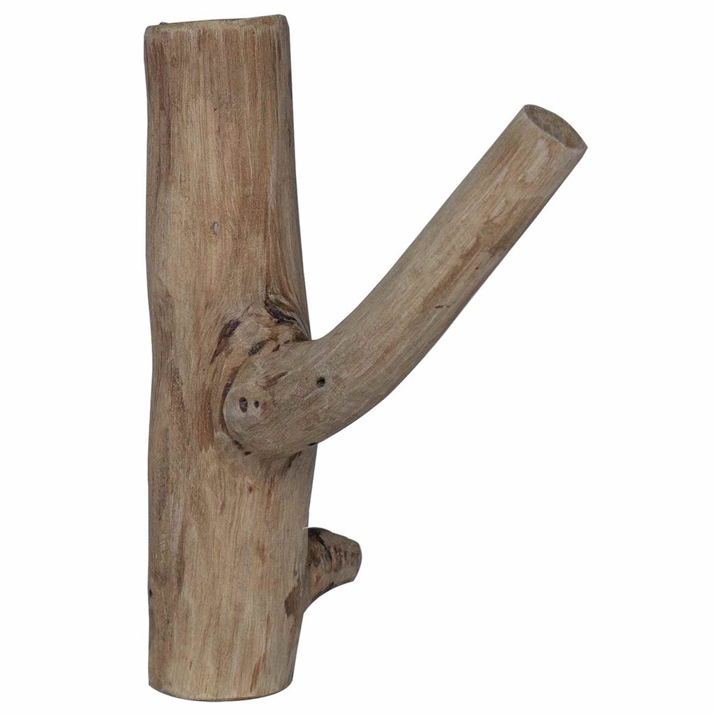vidaXL Haken Braun 4 x 4 x 14 cm Massives upgecyceltes Holz