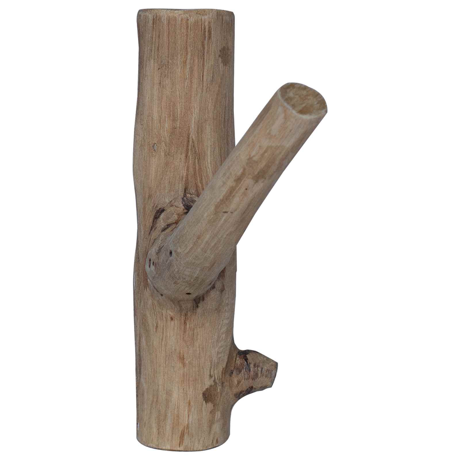 vidaXL Haken Braun 4 x 4 x 14 cm Massives upgecyceltes Holz