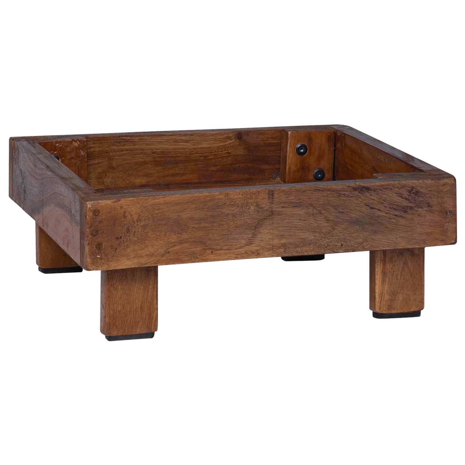 vidaXL Pflanzenständer 3 pcs Braun Mahagoni Holz
