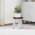 vidaXL Hocker Natur 22 x 22 x 24 cm Mahagoni Holz