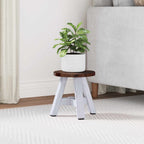 vidaXL Hocker Natur 22 x 22 x 24 cm Mahagoni Holz