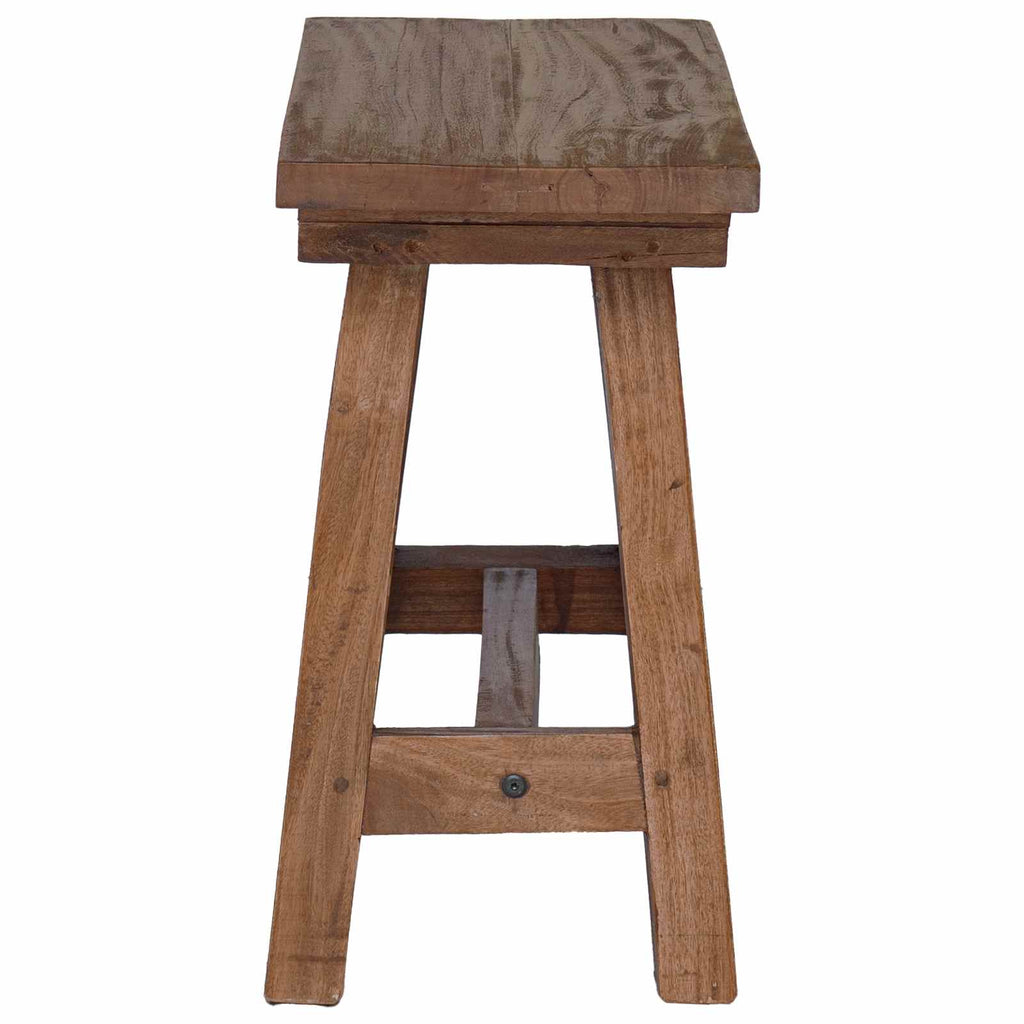 vidaXL Bank Natur 50,5 x 25 x 47,5 cm Massivholz Mahagoni