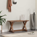 vidaXL Bank Natur 100 x 30 x 51 cm Massivholz Altholz