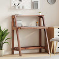 vidaXL Schreibtisch Braun 90 x 50 x 103 cm Massives upgecyceltes Holz