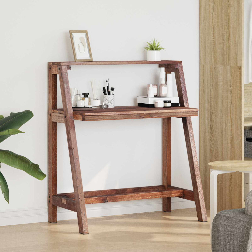 vidaXL Schreibtisch Braun 90 x 50 x 103 cm Massives upgecyceltes Holz