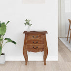 vidaXL Aufbewahrungstruhe 48 x 35 x 64 cm Massives Mahagoni Holz