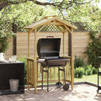 vidaXL Grillhütte 133,5 x 63 x 200 cm Imprägniertes Kiefernholz