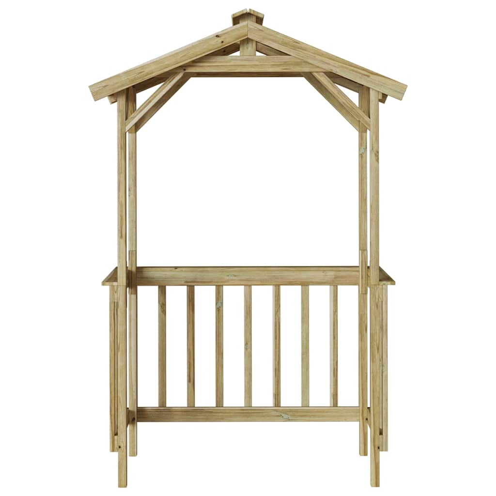 vidaXL Grillhütte 133,5 x 63 x 200 cm Imprägniertes Kiefernholz