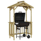 vidaXL Grillhütte 133,5 x 63 x 200 cm Imprägniertes Kiefernholz