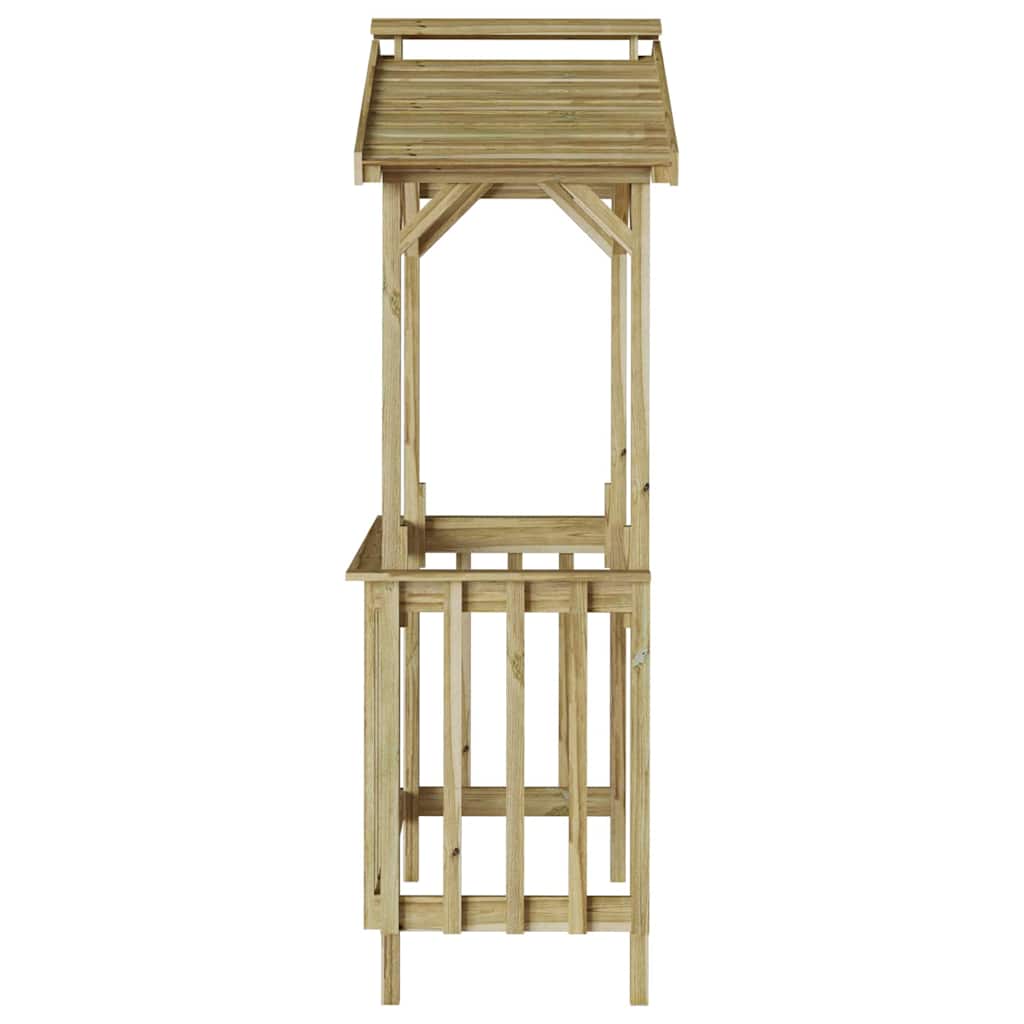 vidaXL Grillhütte 133,5 x 63 x 200 cm Imprägniertes Kiefernholz