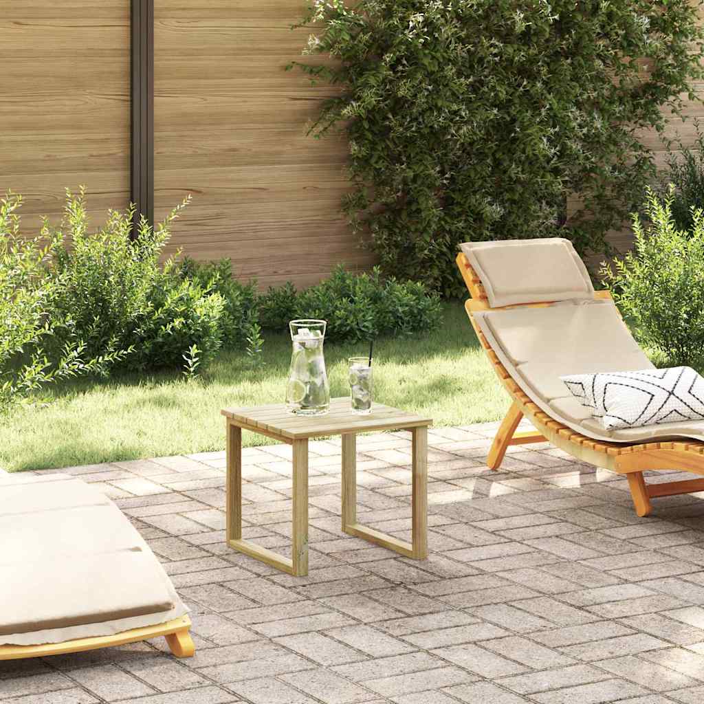 vidaXL Tisch Natur 40 x 40 x 36 cm Imprägniertes Kiefernholz