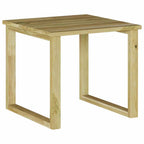 vidaXL Tisch Natur 40 x 40 x 36 cm Imprägniertes Kiefernholz