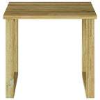 vidaXL Tisch Natur 40 x 40 x 36 cm Imprägniertes Kiefernholz