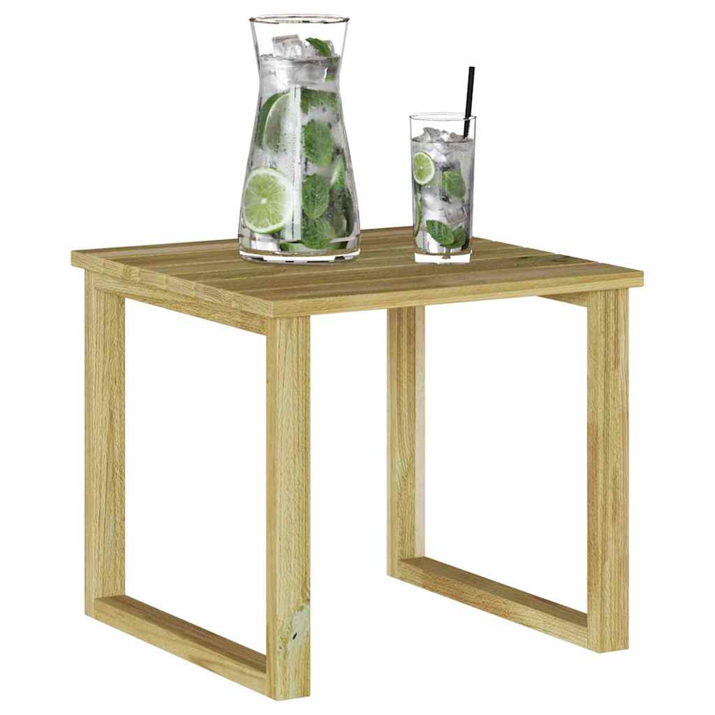 vidaXL Tisch Natur 40 x 40 x 36 cm Imprägniertes Kiefernholz