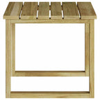 vidaXL Tisch Natur 40 x 40 x 36 cm Imprägniertes Kiefernholz
