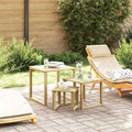vidaXL Tisch 3 pcs Natur Imprägniertes Kiefernholz