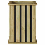 vidaXL Pflanzkästen Braun 33 x 33 x 45 cm Imprägniertes Kiefernholz