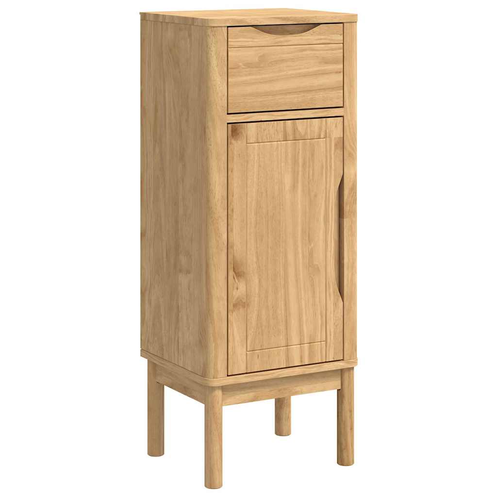 vidaXL Badezimmermöbel-Set FLORO 2 pcs Wachsbraun Massivholz Kiefer