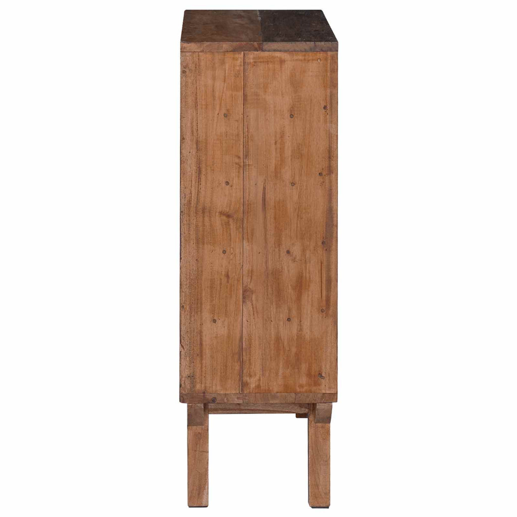 vidaXL Regal Braun 60 x 30 x 90 cm Massives upgecyceltes Holz