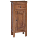 vidaXL Pflanzenständer mit Tür Braun 36 x 25 x 80 cm Mahagoni Holz