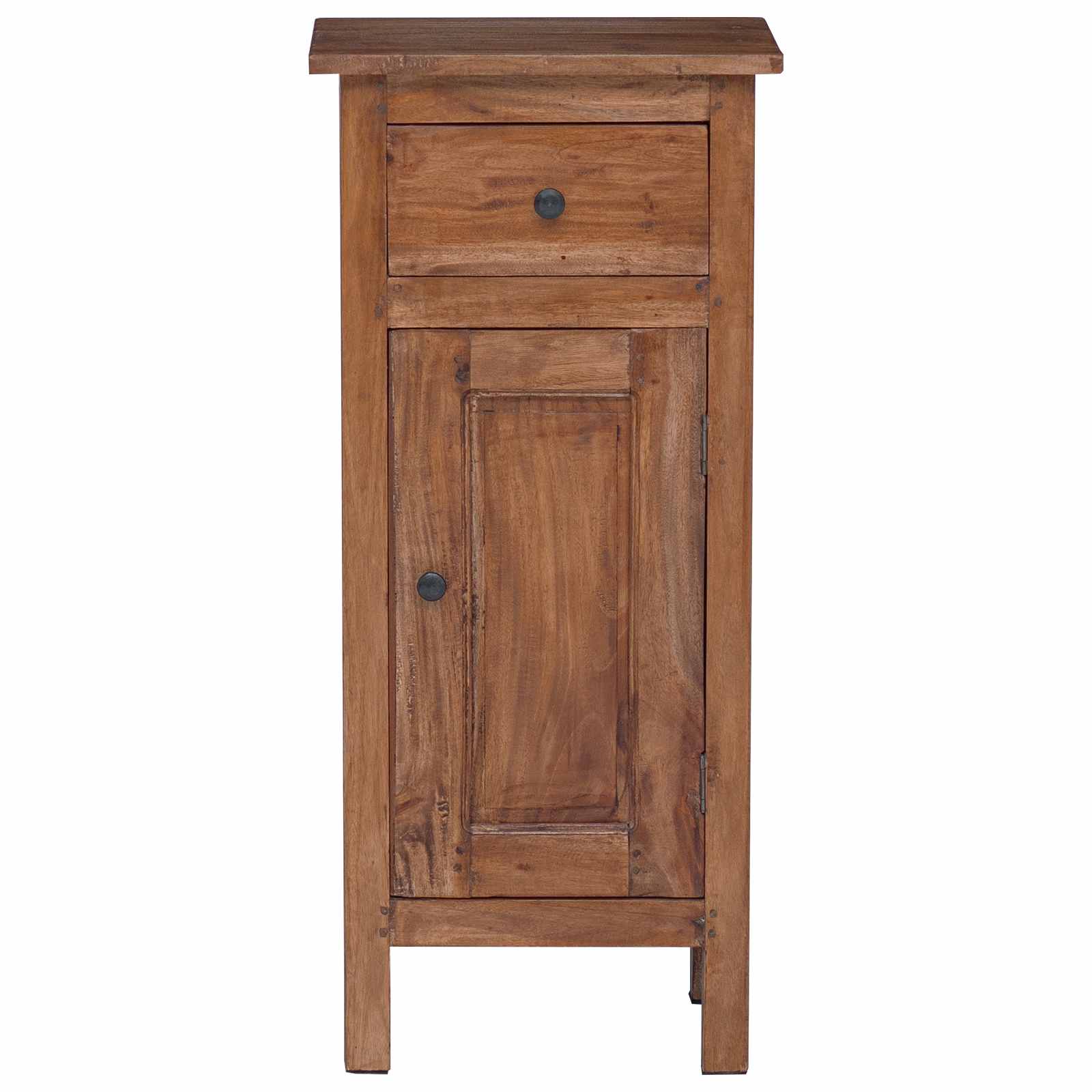 vidaXL Pflanzenständer mit Tür Braun 36 x 25 x 80 cm Mahagoni Holz
