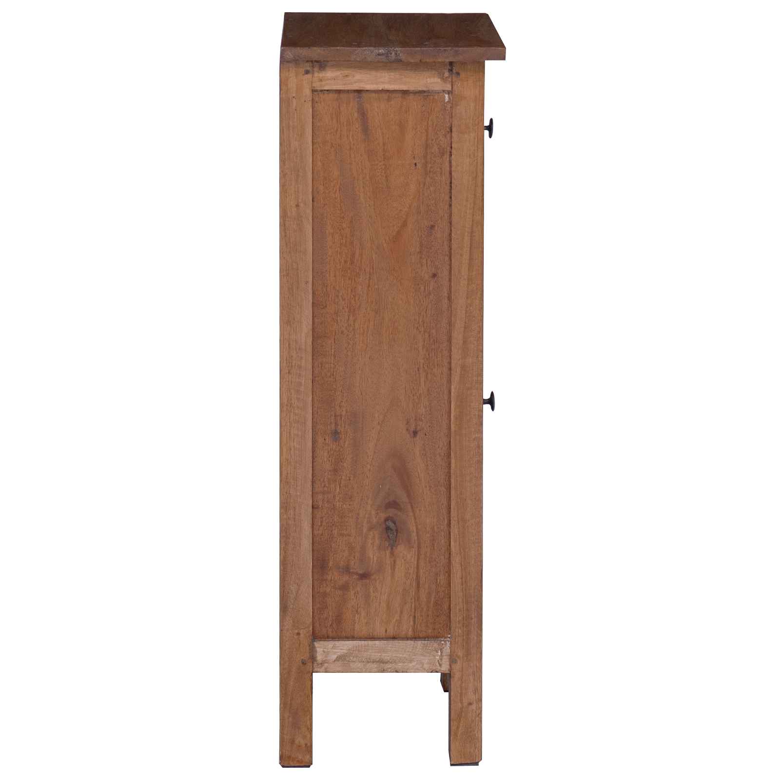 vidaXL Pflanzenständer mit Tür Braun 36 x 25 x 80 cm Mahagoni Holz