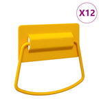vidaXL Schrankgriffe 12 pcs Senf 85 x 45 mm Metall