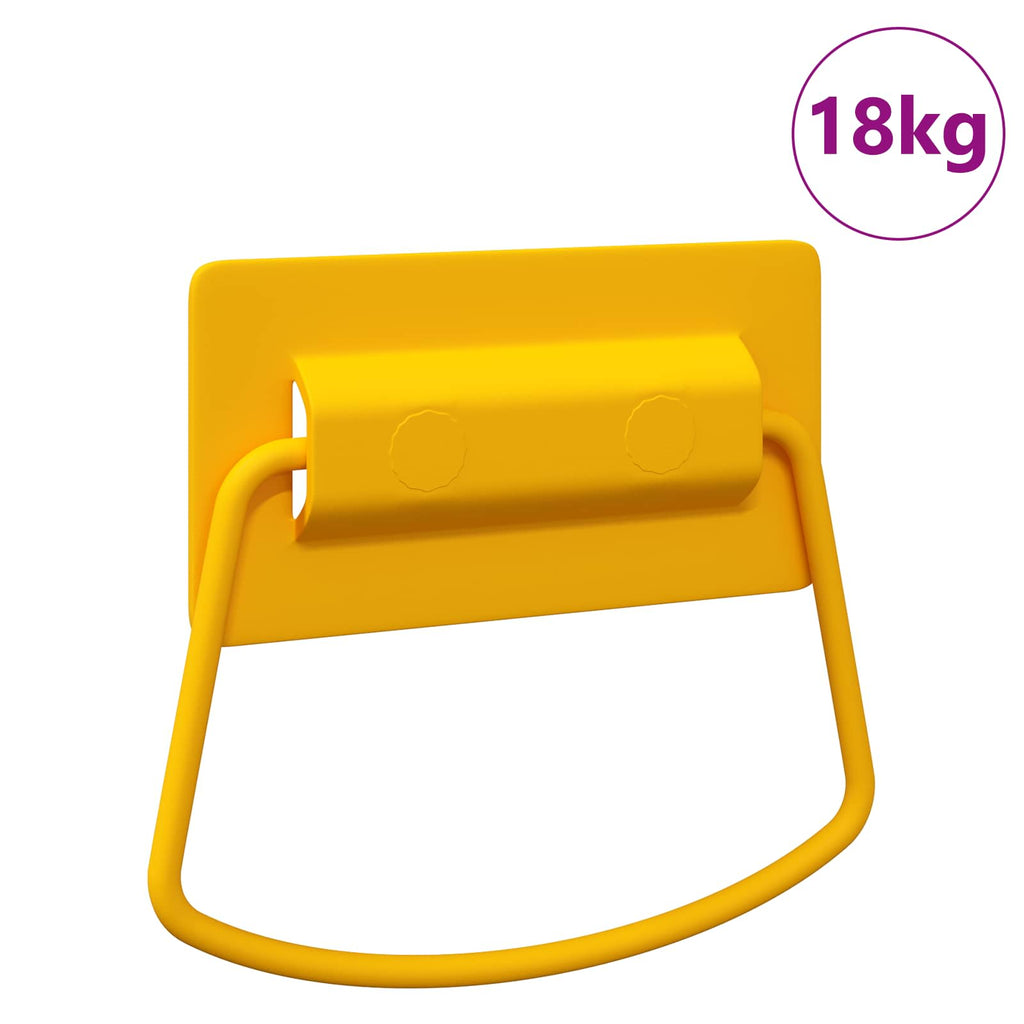 vidaXL Schrankgriffe Senf 85 x 45 mm Metall