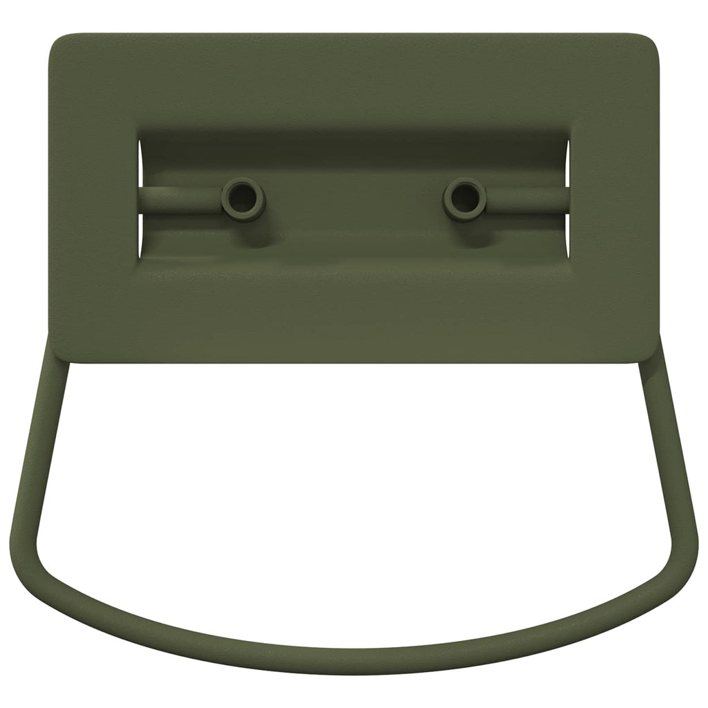 vidaXL Schrankgriffe 2 pcs Olive Grün 85 x 45 mm Metall
