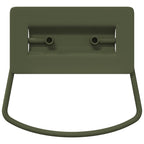 vidaXL Schrankgriffe 2 pcs Olive Grün 85 x 45 mm Metall